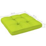 vidaXL Salon de jardin palette 4Pièces avec coussins pin imprégné de vert