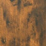 vidaXL Bibliothèque 4 niveaux Chêne fumé 80x24x142cm Bois d'ingénierie