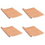 vidaXL Films autoadhésifs de meubles 2 Pièces Chêne japonais 500x90cm PVC