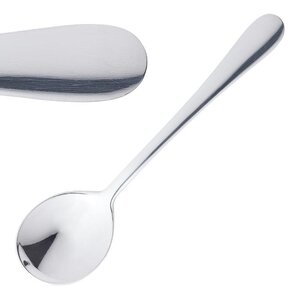Cuillère à soupe ronde 175 mm buckingham - lot de 12 - olympia -  - acier inoxydable 175