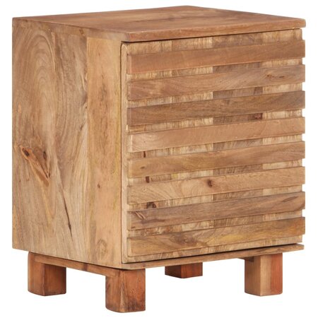 vidaXL Table de chevet 40x35x51 cm Bois de manguier solide
