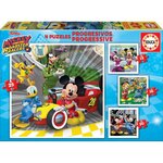 EDUCA PUZZLES PROGRESSIFS MICKEY TOP DÉPART (12-16-20-25 pcs)
