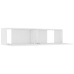 vidaXL Meuble TV Blanc 120x30x30 cm Aggloméré