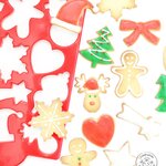 Découpoirs emporte-pièces en plaque 12 en 1 Noel