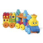 Mega bloks first builders le train de l'alphabet - 50 blocs - 12 mois et +