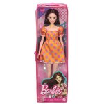 Barbie fashionistas robe orange
