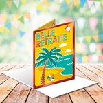 Carte départ retraite belle retraite - draeger paris