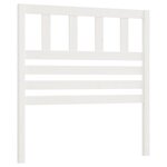 vidaXL Tête de lit Blanc 96x4x100 cm Bois massif de pin