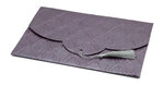 PAPERTREE TEXTURO Lot de 5 Enveloppes cadeau(A5)-PRUNE