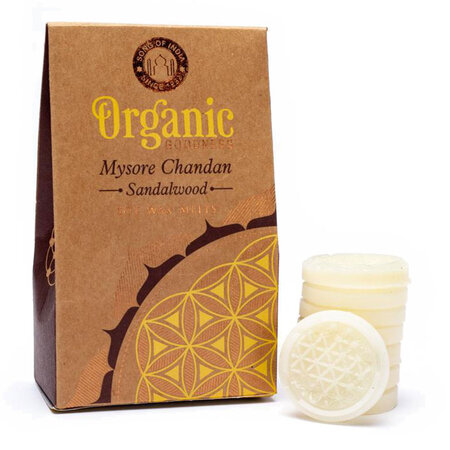 Pastilles de cire à fondre senteur bois de santal