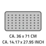 RIDDER Tapis de bain antidérapant Promo Gris