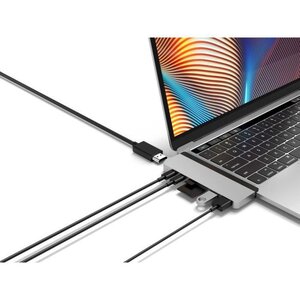 HYPER HyperDrive DUO 7-en-2 pour MacBook Pro - Ports : HDMI 4K60Hz - Silver