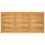 vidaXL Ensemble de salle à manger de jardin 7 Pièces Marron