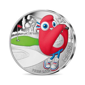 Mascotte - Golf - Monnaie de 10€ Argent