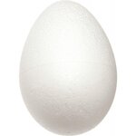 Lot de 25 oeufs blancs en styropor à décorer