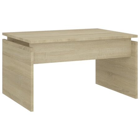 vidaXL Table basse Chêne sonoma 68x50x38 cm Aggloméré