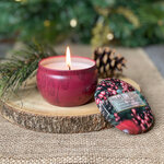 Bougie en boite métal heart and home épices et cranberry
