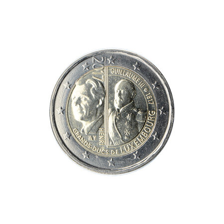Luxembourg 2017 - 2 euro commémorative guillaume iii