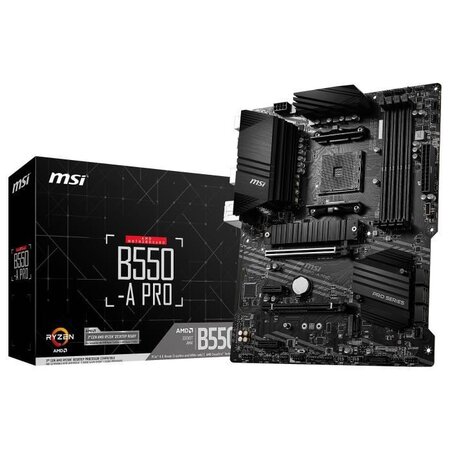 Msi b550-a pro carte mère amd b550 emplacement am4 atx