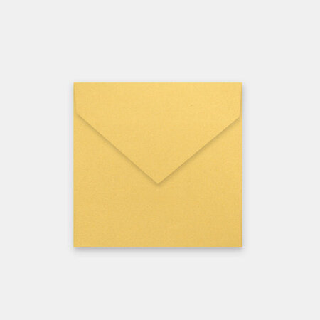 Lot de 50 enveloppes 140x140 mm metallisee or