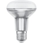 Osram spot r80 led verre clair variable 5 9w=60 e27 chaud