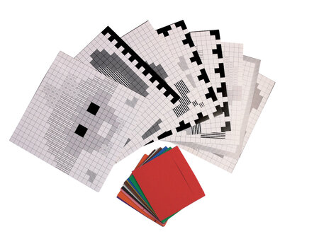 Fiches modèles mosaiques 21 x 21 cm 8 pièces