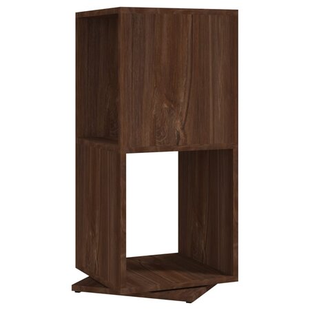 vidaXL Armoire rotative Chêne marron 34 5x34 5x147 5 cm Aggloméré