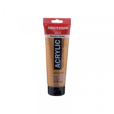 Tube peinture acrylique or foncé 250 ml - amsterdam royal talens