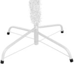 vidaXL Sapin de Noël artificiel L 240 cm Blanc