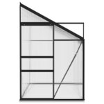 vidaXL Serre Anthracite Aluminium 5 24 m³