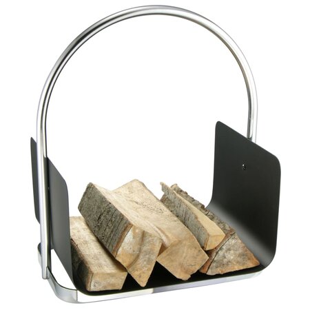 HI Porte-bûche Argenté 40 5x30x47 cm