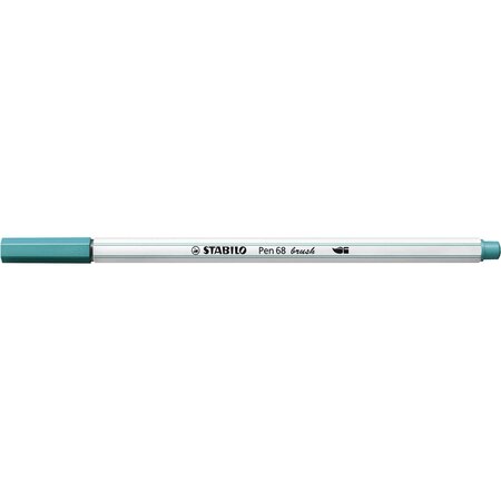 Feutre pointe pinceau pen 68 brush vert émeraude stabilo