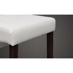 vidaXL Chaises à manger lot de 6 blanc similicuir