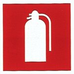 Pictogramme extinteur incendie 114 x 114 mm APLI