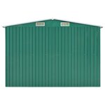 vidaXL Abri de jardin Vert 257x990x181 cm Acier galvanisé