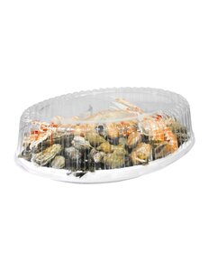 (lot  de 30 couvercles) dôme cristal pour plateau de fruits de mer 6-5 parts parts