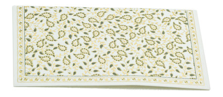 PAPERTREE TAJ Lot de 5 Enveloppes cadeau 19x10 cm - Blanc