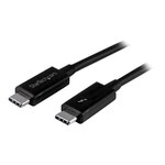 Startech.com câble thunderbolt 3 (20 gb/s) usb-c de 1 m - compatible thunderbolt  usb et displayport - m/m