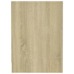 vidaXL Meuble TV Chêne sonoma 102x37 5x52 5 cm Aggloméré