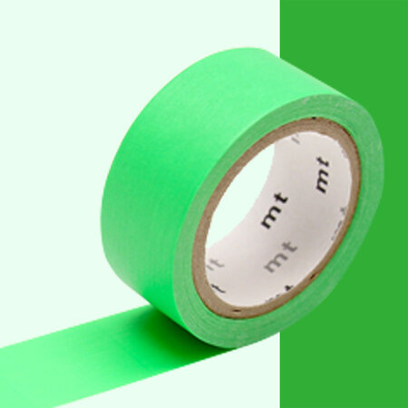 Masking Tape MT 1 5 cm Extra fluo luminescent vert - green
