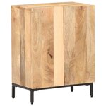 vidaXL Buffet 60x35x77 cm Bois de manguier massif