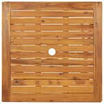 vidaXL Mobilier à dîner de jardin pliable 3 Pièces Bois d'acacia solide
