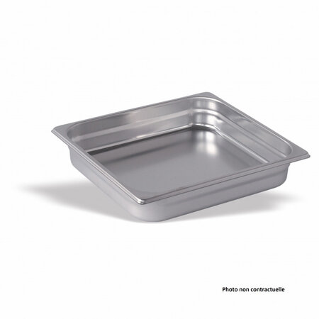 Bac gastro inox gn 2/3 - h 100 mm - pujadas -  - inox8.8