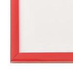 vidaXL Collage de cadres photo 10 Pièces au mur table Rouge 18x24 cm MDF