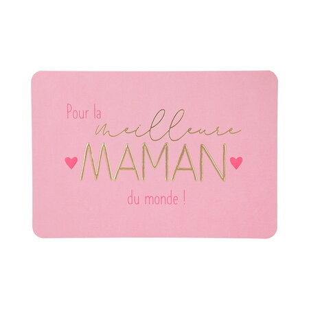 Carte de voeux - pour la meilleure maman du monde !