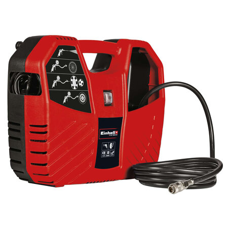 Einhell compresseur portable tc-ac 180/8 of 1100 w