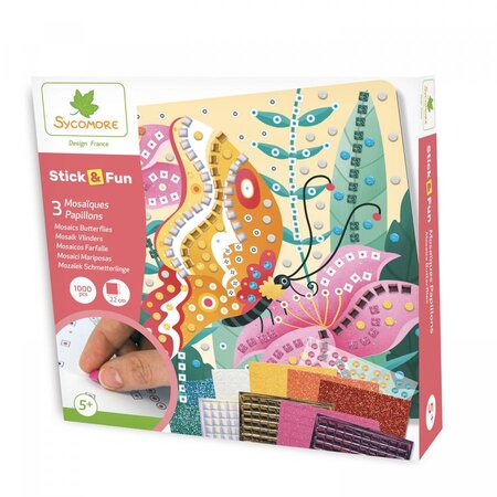 Stick n fun - pm mosaiques papillons