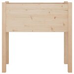 vidaXL Jardinières 2 Pièces 70x31x70 cm Bois de pin massif