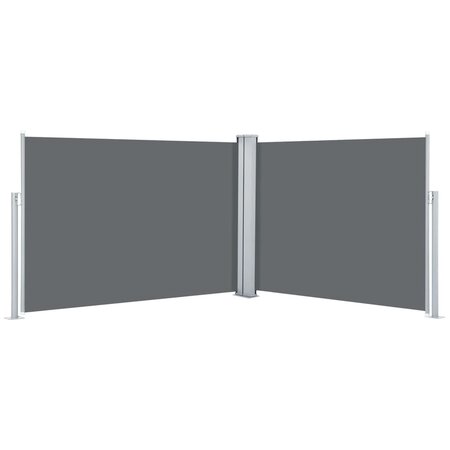 vidaXL Auvent latéral rétractable Anthracite 100 x 1000 cm