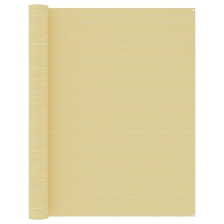 vidaXL Tapis de tente 250x550 cm Beige